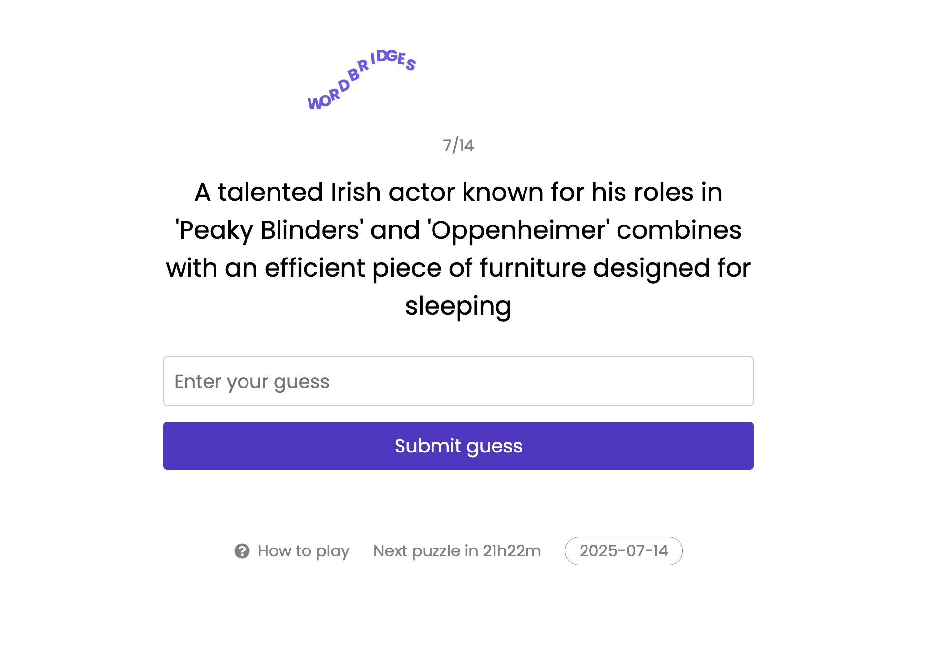 Wordbridges project preview